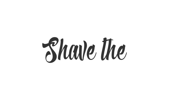 Shave the Whales font thumb